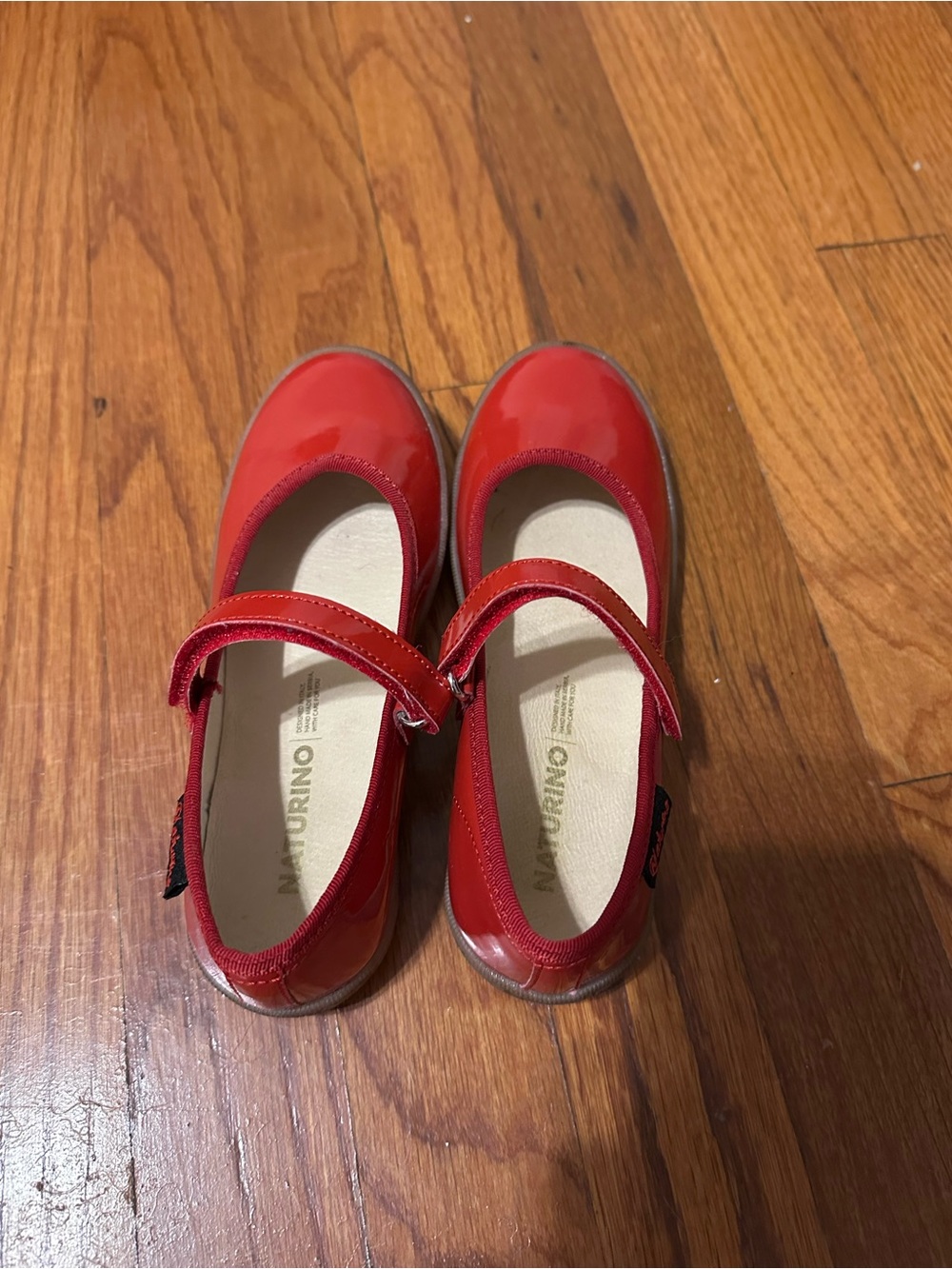 Naturino Red Patent Mary Jane Shoes for Kids
